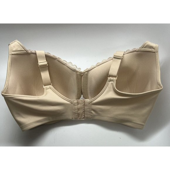 Bali Women Passion for Comfort Back Smoothing Light Lift Lace Underwire Bra 34DD - Picture 3 of 4